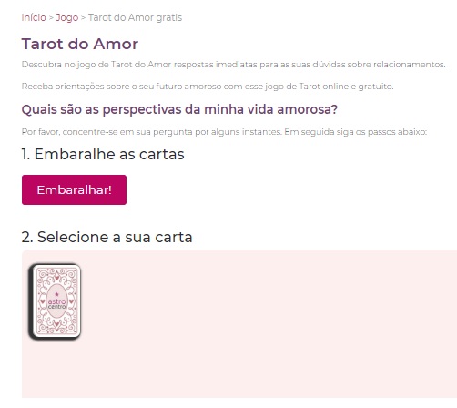 Saiba como o tarot pode te dar as respostas sobre o amor - Blog Astrocentro