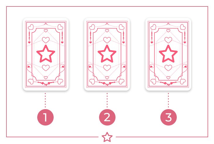 Escolha uma das 3 cartas - Tarot Online Grátis